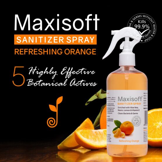 Maxisoft Hand Sanitizer (Spray) Refreshing Orange 500 ml Listing 03