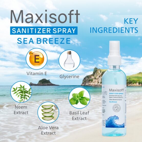 Maxisoft Hand Sanitizer (Spray) Sea Breeze 120 ml 04