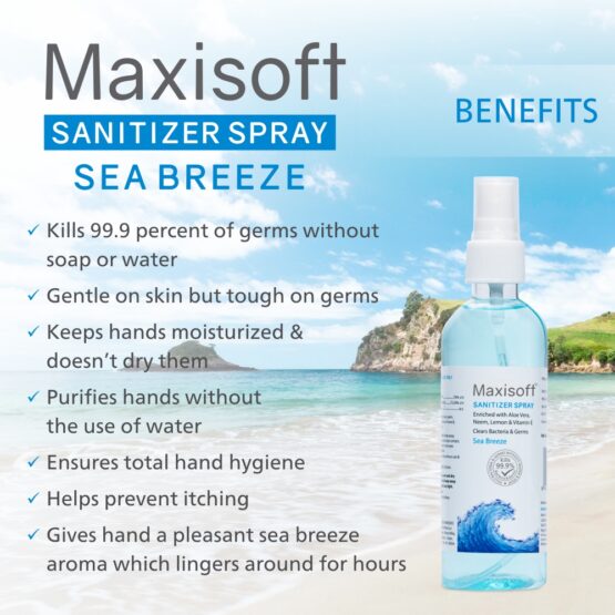 Maxisoft Hand Sanitizer (Spray) Sea Breeze 120 ml 06