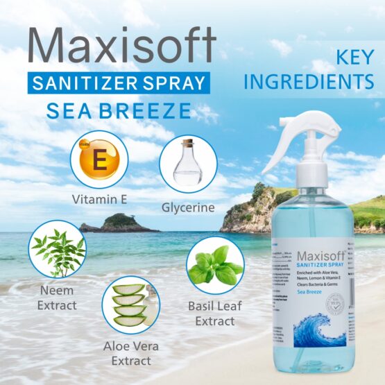 Maxisoft Hand Sanitizer (Spray) Sea Breeze 500 ml 04