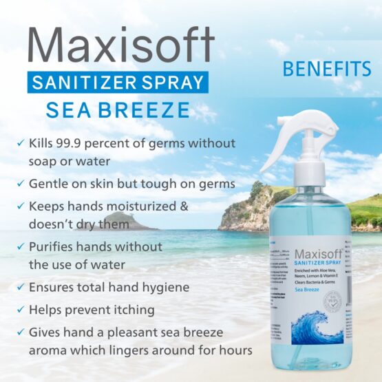 Maxisoft Hand Sanitizer (Spray) Sea Breeze 500 ml 06