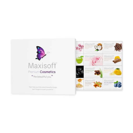 Maxisoft Handmade Bathing Bar (Gift Pack of 12)