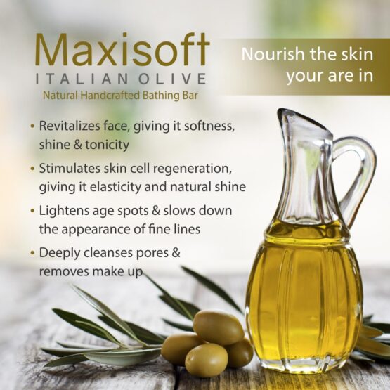 Maxisoft Italian Olive Bathing Bar 75 gm 05