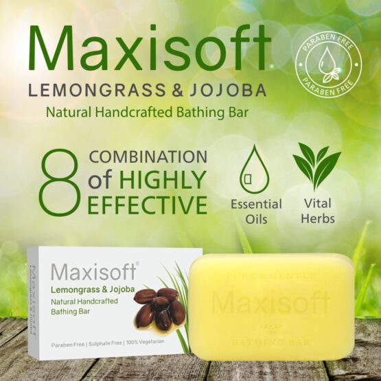 Maxisoft Lemongrass & Jojoba Bathing Bar 75 gm 03
