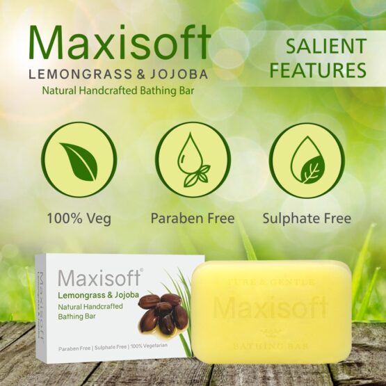 Maxisoft Lemongrass & Jojoba Bathing Bar 75 gm 07