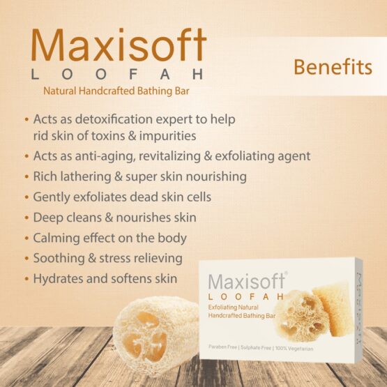 Maxisoft Loofah Exfoliating Bathing Bar 75 gm 06