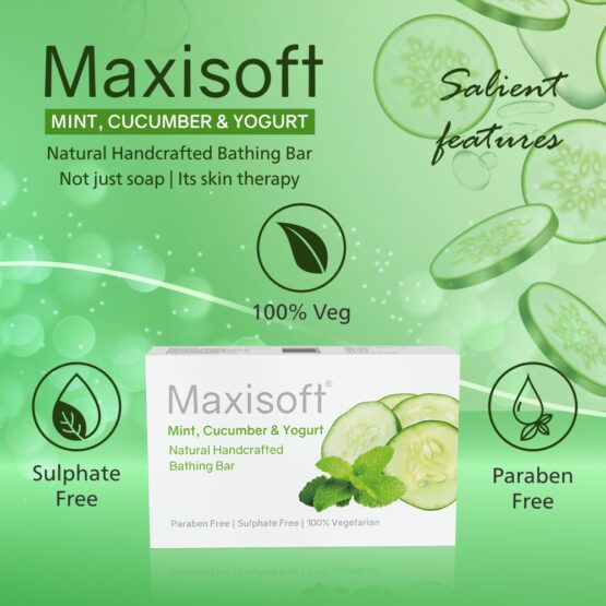 Maxisoft Mint, Cucumber & Yogurt Bathing Bar Listing 07