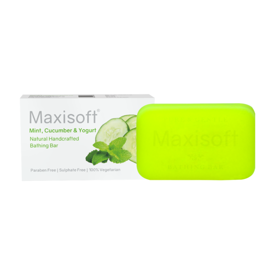 Maxisoft Mint, Cucumber & Yogurt Bathing Bar Listing