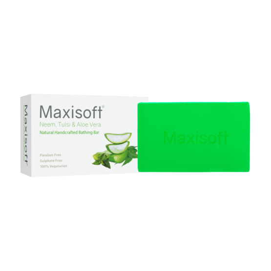 Maxisoft Neem Tulsi Aloe Vera Bathing Bar 100 gm