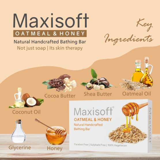 Maxisoft Oatmeal & Honey Bathing Bar Listing 04