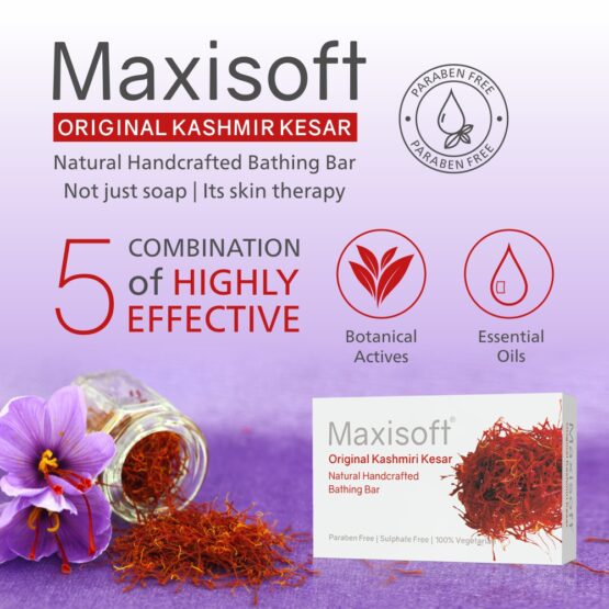 Maxisoft Original Kashmiri Kesar Bathing Bar 03