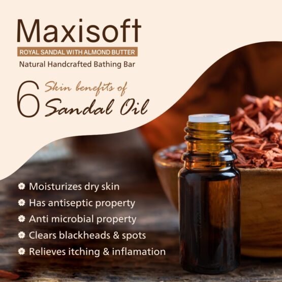 Maxisoft Royal Sandal with Almond Butter Bathing Bar Listing 05