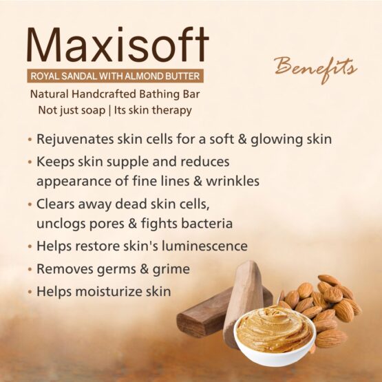 Maxisoft Royal Sandal with Almond Butter Bathing Bar Listing 06