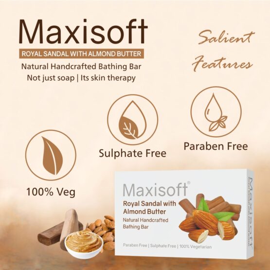 Maxisoft Royal Sandal with Almond Butter Bathing Bar Listing 07