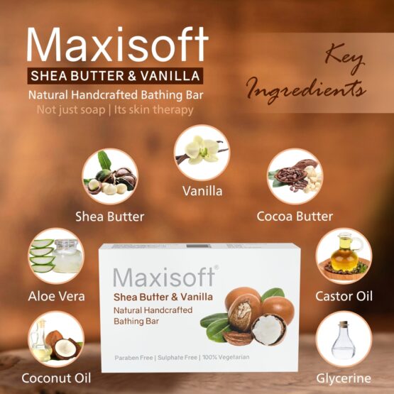 Maxisoft Shea Butter & Vanilla Bathing Bar Listing 04