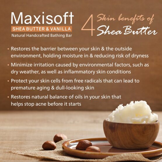 Maxisoft Shea Butter & Vanilla Bathing Bar Listing 05