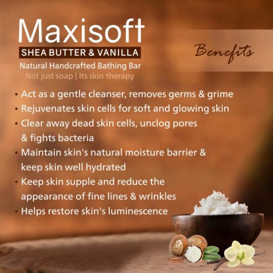 Maxisoft Shea Butter & Vanilla Bathing Bar Listing 06