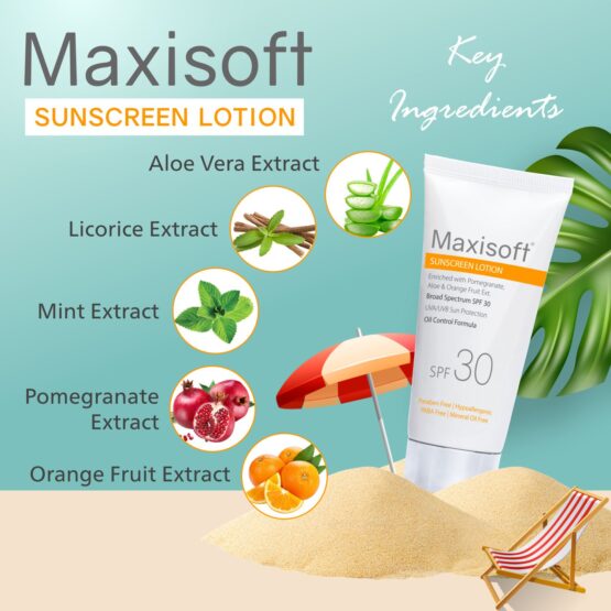 Maxisoft Sunscreen Lotion (SPF 30) 50 ml Listing 04