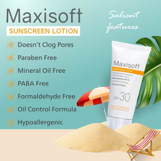 Maxisoft Sunscreen Lotion (SPF 30) 50 ml Listing 06