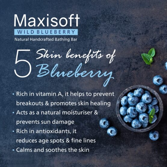 Maxisoft Wild Blueberry Bathing Bar 75 gm 05