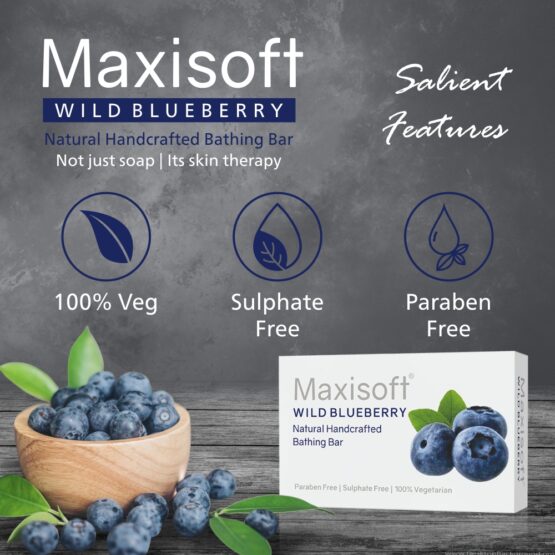 Maxisoft Wild Blueberry Bathing Bar 75 gm 07