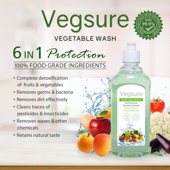 Vegsure Vegetable and Fruit Wash 500 ml Listing 05