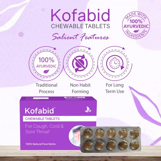 Kofabid Chewable Tablets (1 x 10 Blister) Listing 06