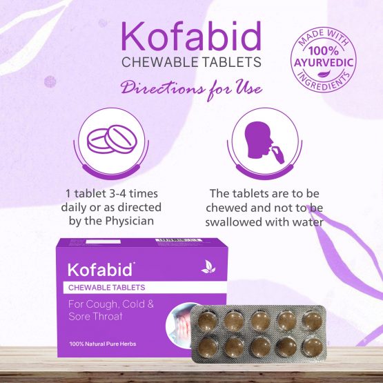 Kofabid Chewable Tablets (1 x 10 Blister) Listing 07