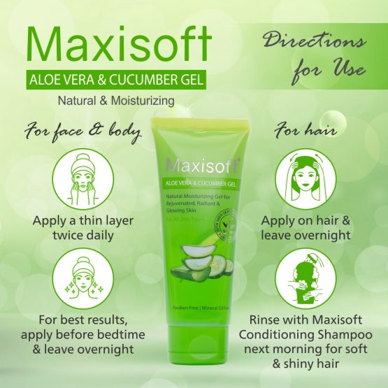 Maxisoft Natural Aloe Vera and cucumber Gel Listing 07