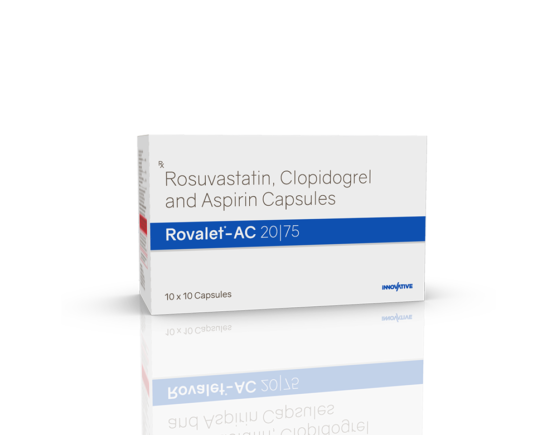 Rovalet-AC 20 75 Capsules (0 Size) (IOSIS) Left