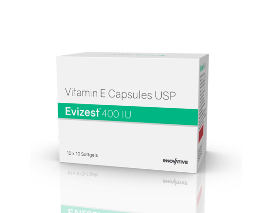 Evizest 400 Softgels (Capsoft) Carton Right