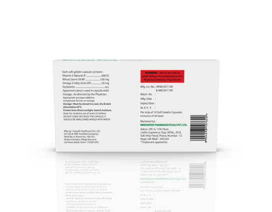 Evizest Plus Softgels (Capsoft) Inner Carton Back