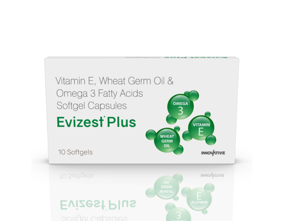 Evizest Plus Softgels (Capsoft) Inner Carton Front