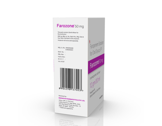 Farozone Syrup (Saphnix) Left side