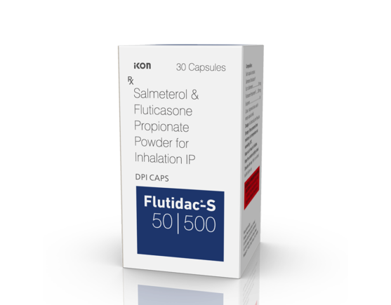 Flutidac-S 50 500 DPI Capsules (Biodeal) Right