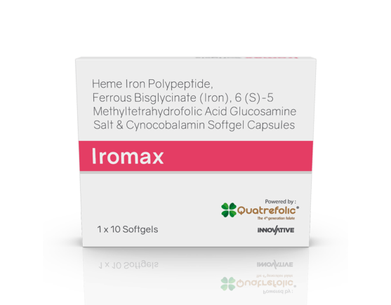 Iromax Softgels (Capsoft) Inner Carton Front