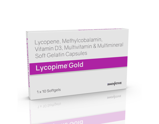 Lycopime Gold Softgels (Capsoft) Inner Carton Left