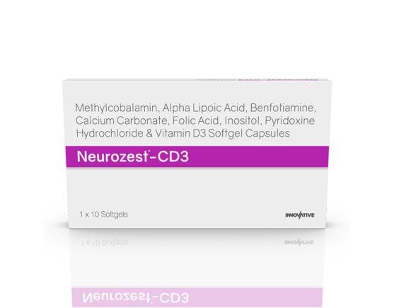 Neurozest-CD3 Softgels (Capsoft) Inner Front