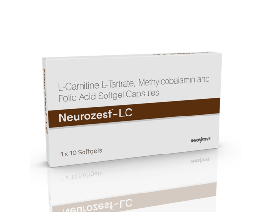 Neurozest-LC Softgels (Capsoft) Inner Carton Left