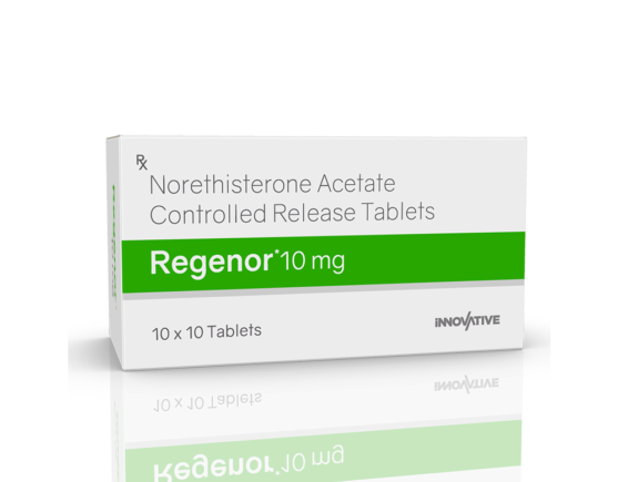 Regenor 10 mg Tablets (Unimarck) Left