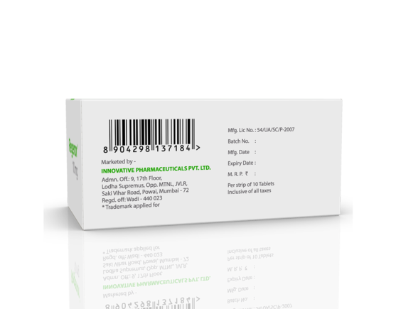 Regenor 10 mg Tablets (Unimarck) Left Side