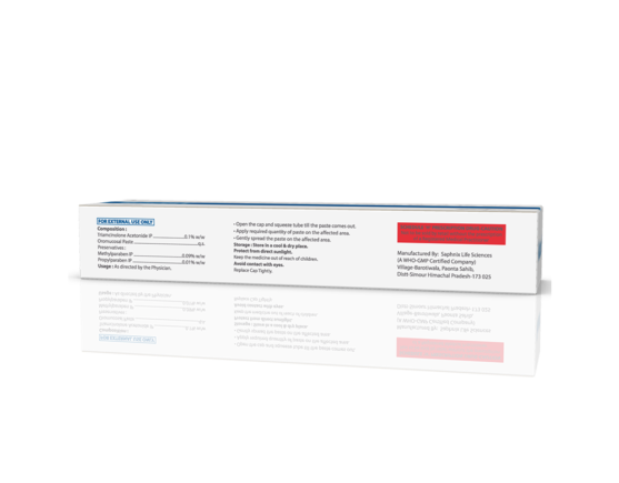 Riocort Cream 10 gm (Saphnix) Right Side