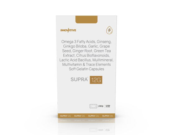 Supra 12G Softgels (Capsoft) Front