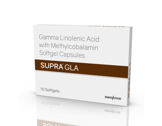 Supra-GLA Softgels (Capsoft) Inner Carton Right