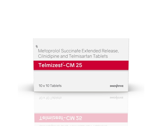 Telmizest-CM 25 Tablets (Saphnix) Front