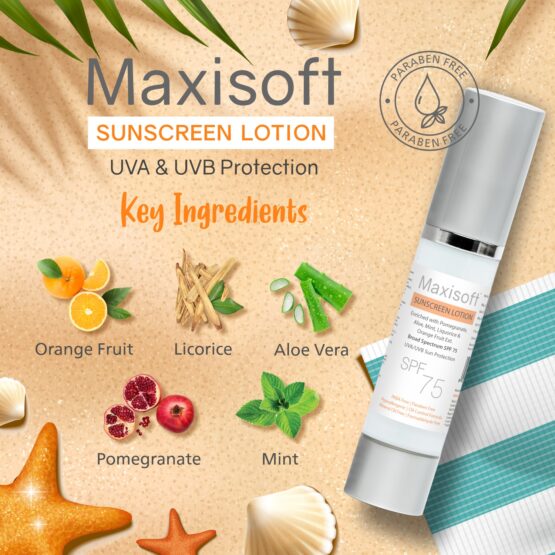 Maxisoft Sunscreen Lotion (SPF 75) 50 ml 04