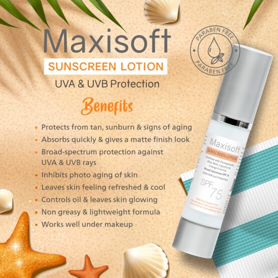 Maxisoft Sunscreen Lotion (SPF 75) 50 ml 05