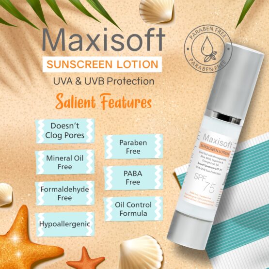 Maxisoft Sunscreen Lotion (SPF 75) 50 ml 06