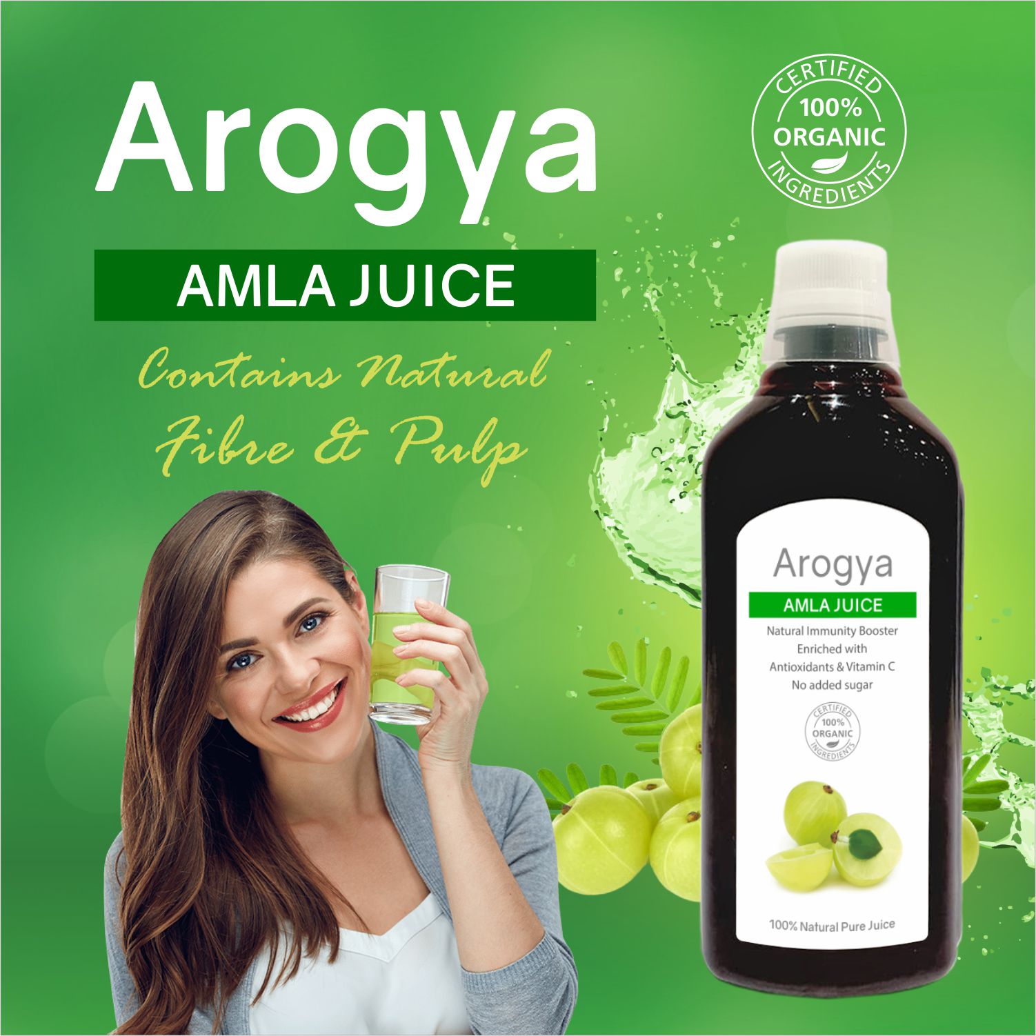 Arogya Amla Juice 1 litre - Image 2