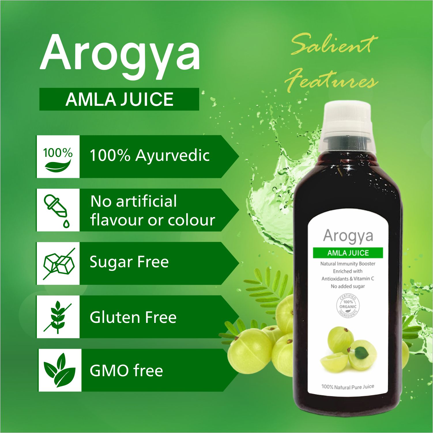Arogya Amla Juice 1 litre - Image 5